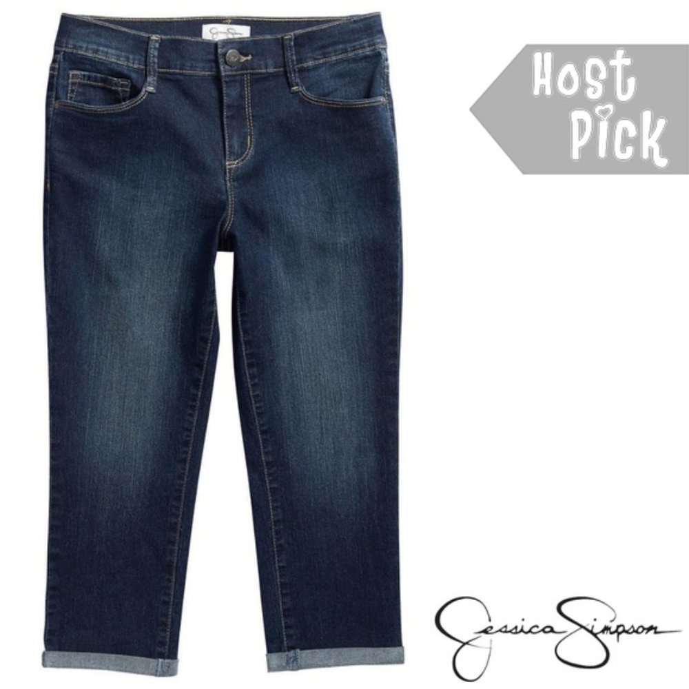 ✨HP!✨ Like new! Jessica Simpson girls' crop jeans